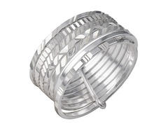 Серебряное кольцо Неделька